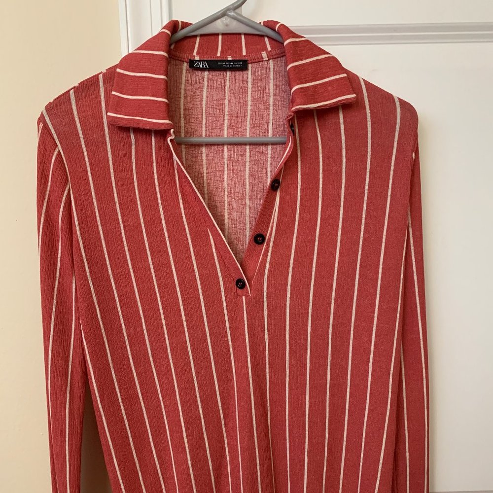 Women's Zara Long Sleeve Shirt, Size Small